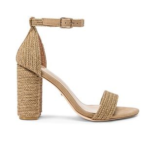 New In Box Revolve Tan Heels Raye